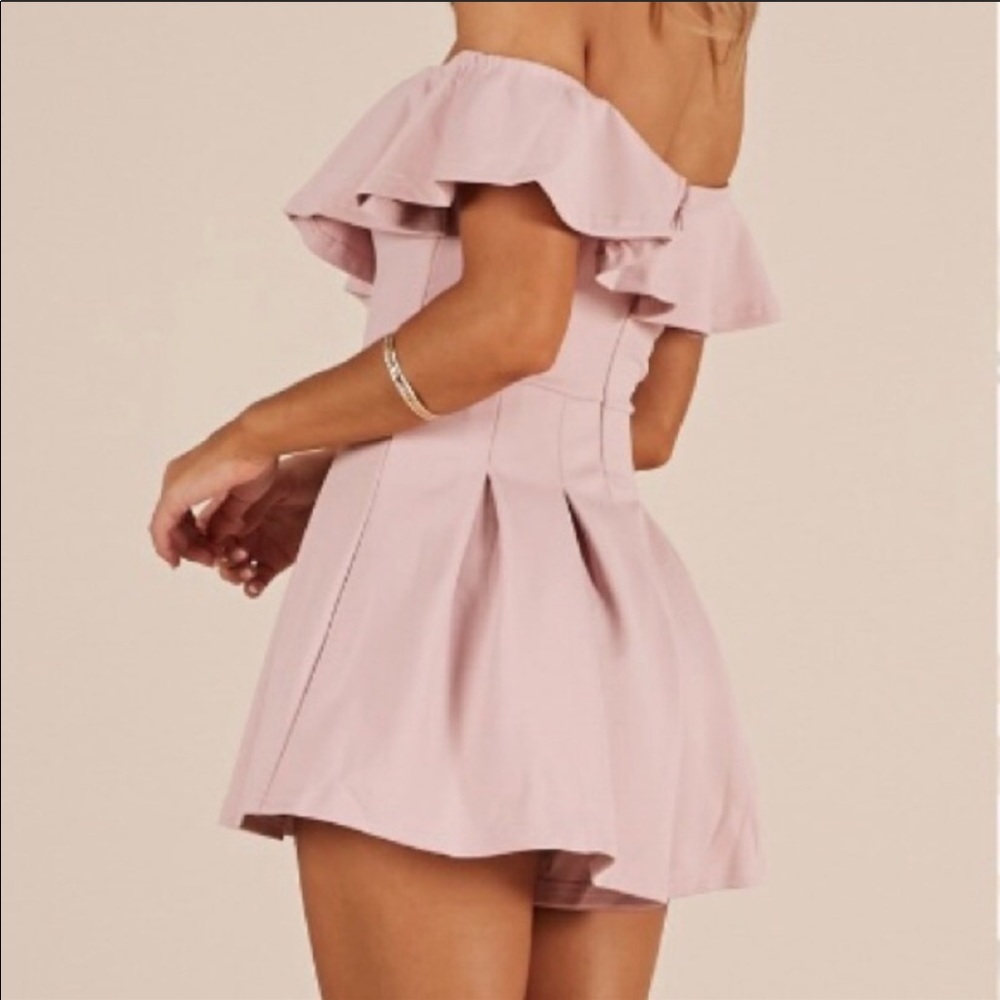 Blush Showpo Ruffle Romper - Picture 3 of 8
